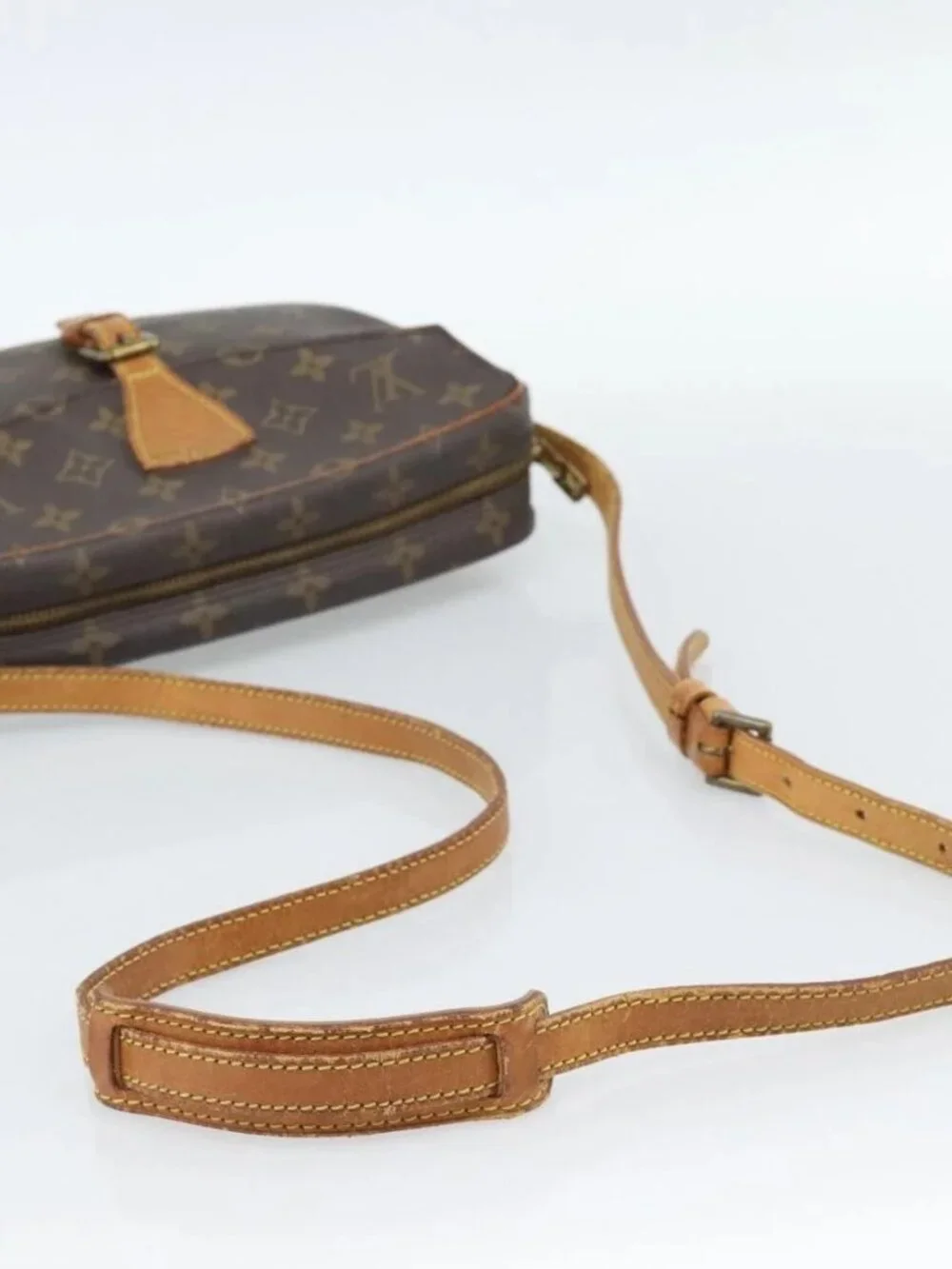 LOUIS VUITTON Monogram Jeune Fille MM Shoulder Bag M51226 LV Auth 186584